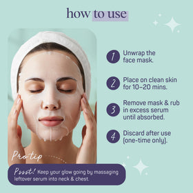 Let It Glow berry face mask from SpaLife