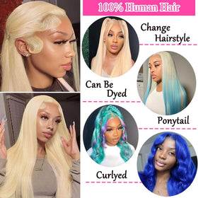 LETMIEO 30 Inch 613 Lace Front Wig packaging
