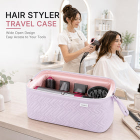 Leudes Hair Tools Travel Bag compact design on a table