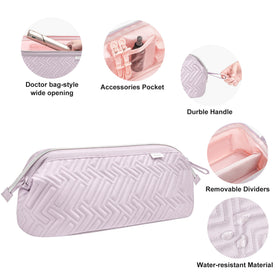 Leudes Hair Tools Travel Bag hanging on a wall