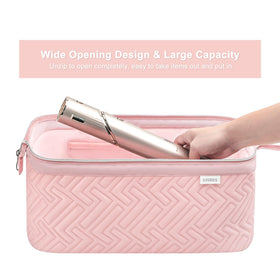 Leudes Hair Tools Travel Bag waterproof material close-up