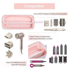 Leudes Hair Tools Travel Bag with Shark Flexstyle inside