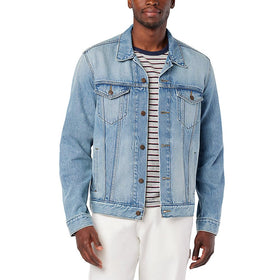 Levi Strauss Signature Gold Men's Trucker Jacket front view, Forty-Niner, Medium