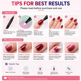 LFLSSTNM nail polish pen set on a travel-friendly surface