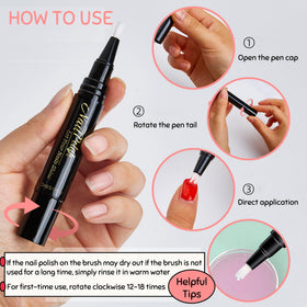LFLSSTNM nail polish pen set packaging with six colours