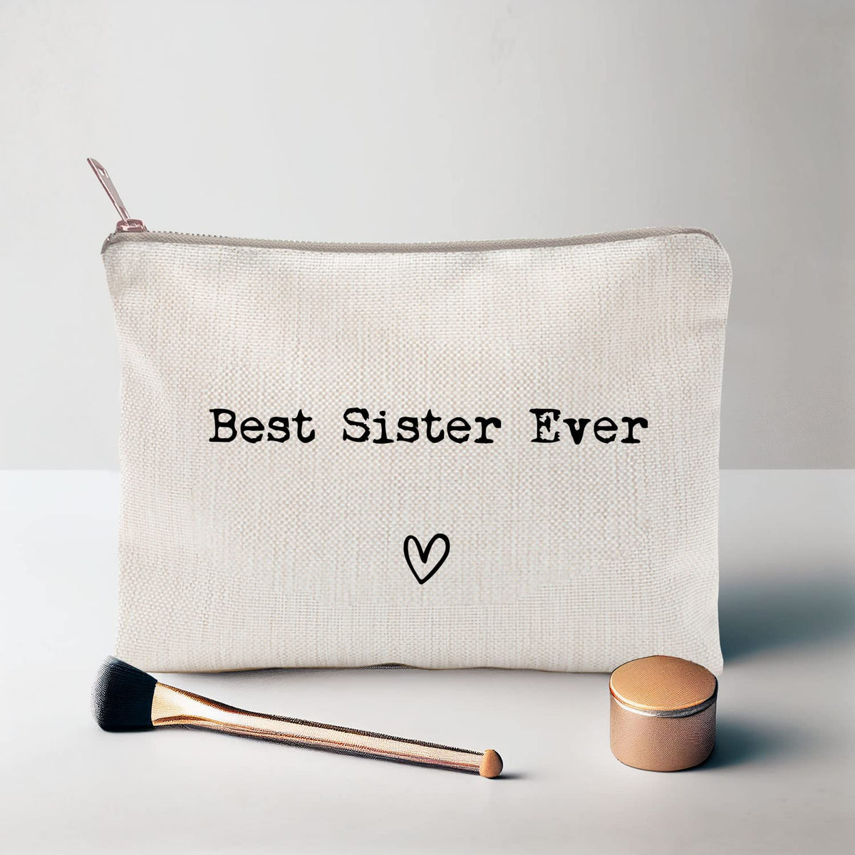 LICOBG Best Sister Ever Makeup Case side view
