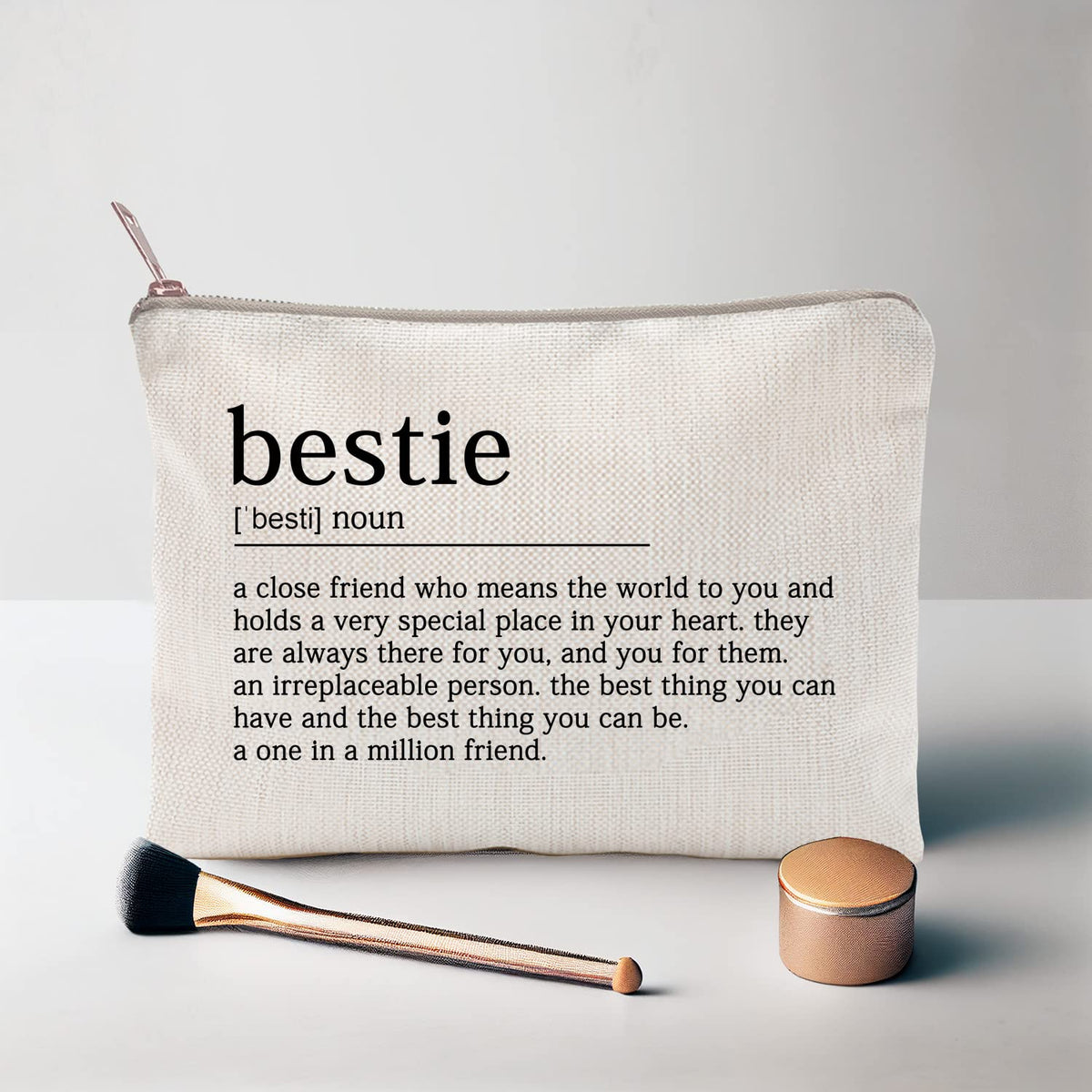 LICOBG Bestie Makeup Case displayed with cosmetics