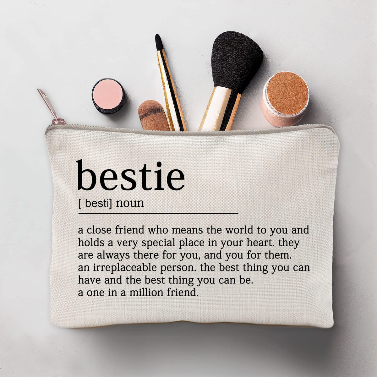 LICOBG Bestie Makeup Case side view on a table