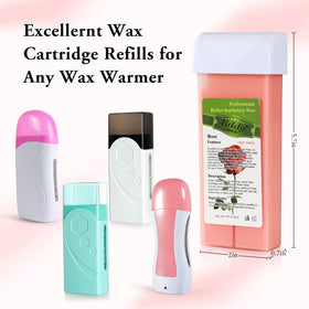 liddy Dance Rose Roll On Hair Removal Wax Refill being used