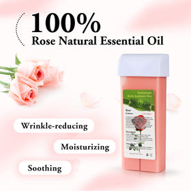 liddy Dance Rose Roll On Hair Removal Wax Refill cartridge side view