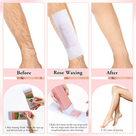 liddy Dance Rose Roll On Hair Removal Wax Refill in packaging
