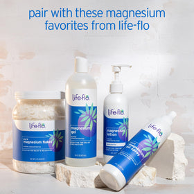 LIFE-FLO Magnesium Lotion 2-Pack with soft vanilla scent option