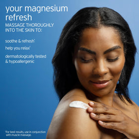 LIFE-FLO Magnesium Lotion application on skin