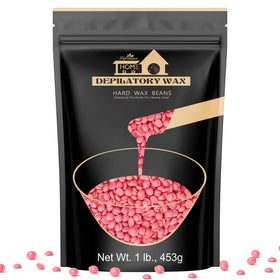 Lifestance Hard Wax Beans 1lb pink wax package front view