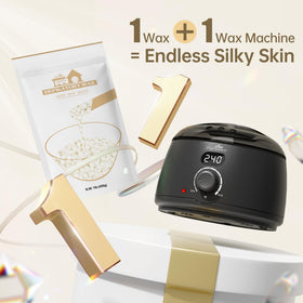Lifestance Pearl White Wax beads with waxing accessories