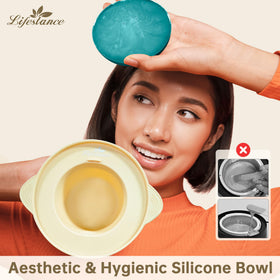 Lifestance silicone pot liner for easy wax removal