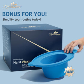 Lifestance waxing kit packaging and contents