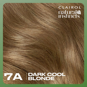 Lifestyle image of a woman with shiny dark cool blonde hair