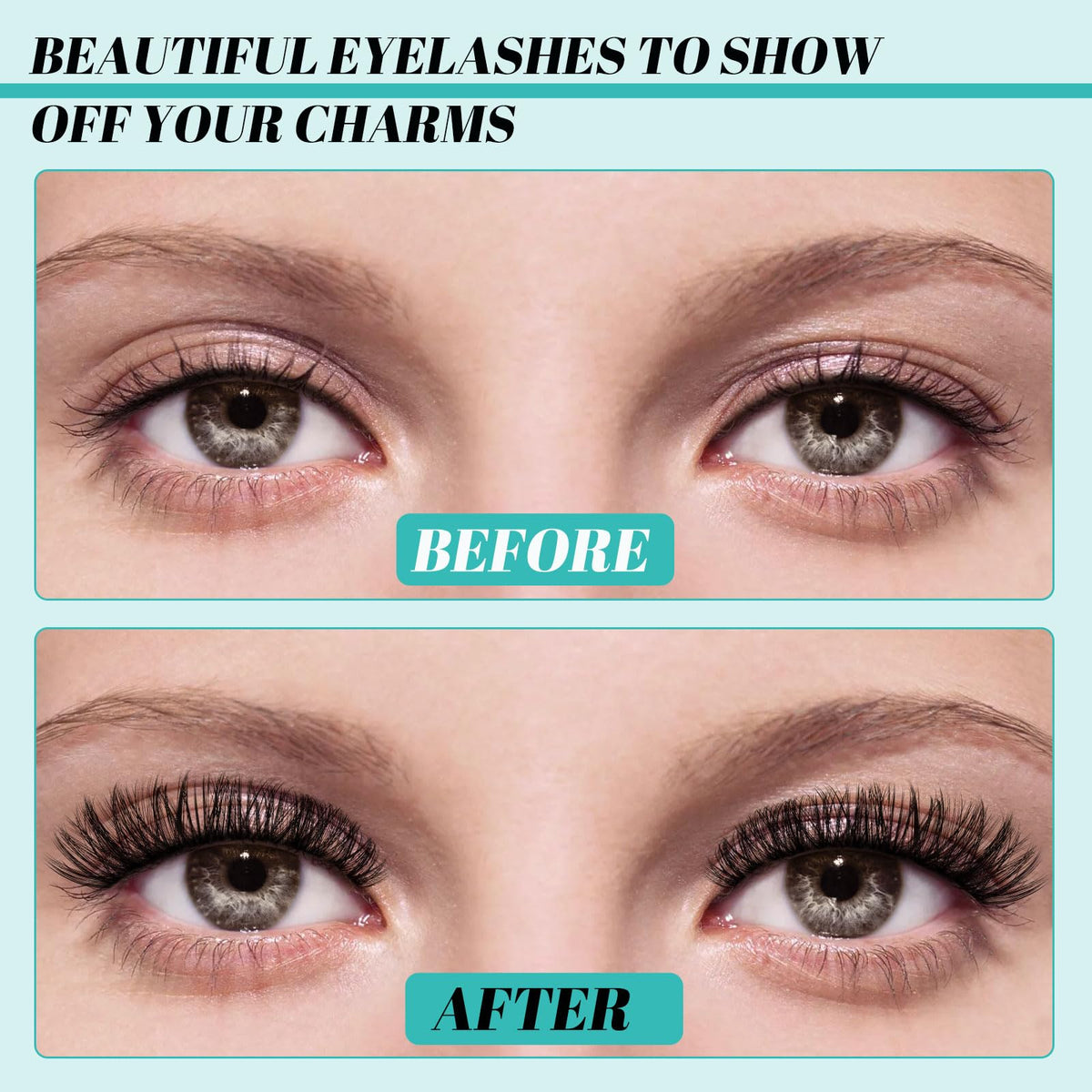 Lifestyle image of AMZGIRL LASH kit in use