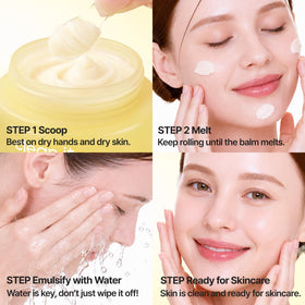 Lifestyle image of BANILA CO Clean it Zero Nourishing Cleansing Balm in bathroom setting