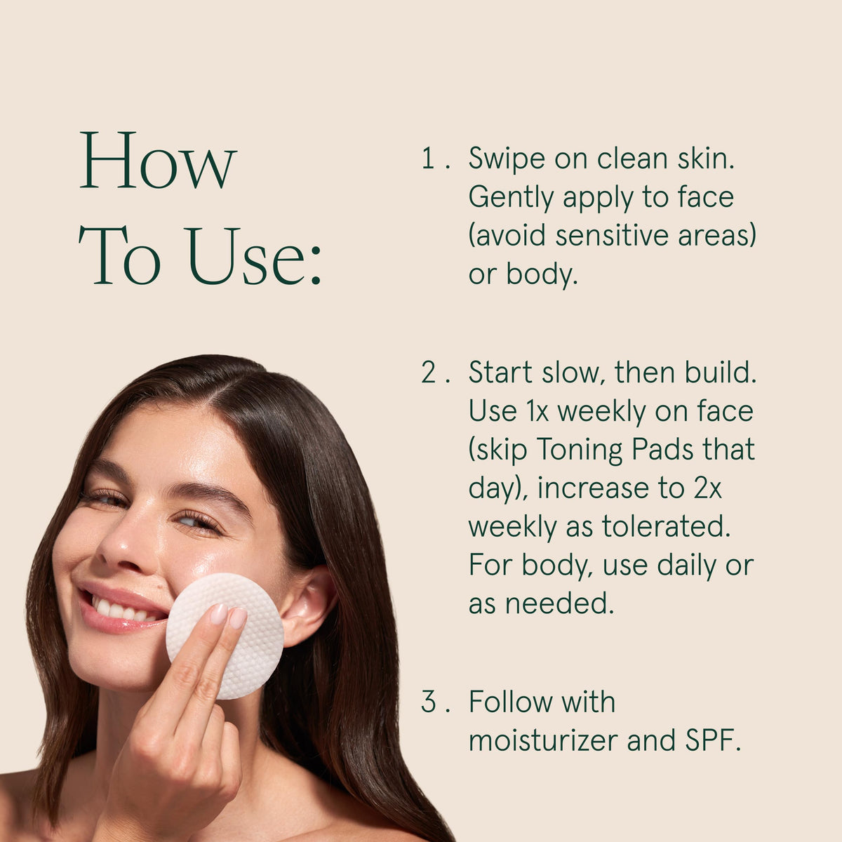 Lifestyle image of Barefaced Polishing Pads in use