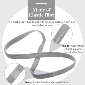 Lifestyle image of Bememo sport headbands being worn during exercise