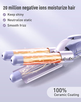 Lifestyle image of BESTOPE PRO Curling Wand in use