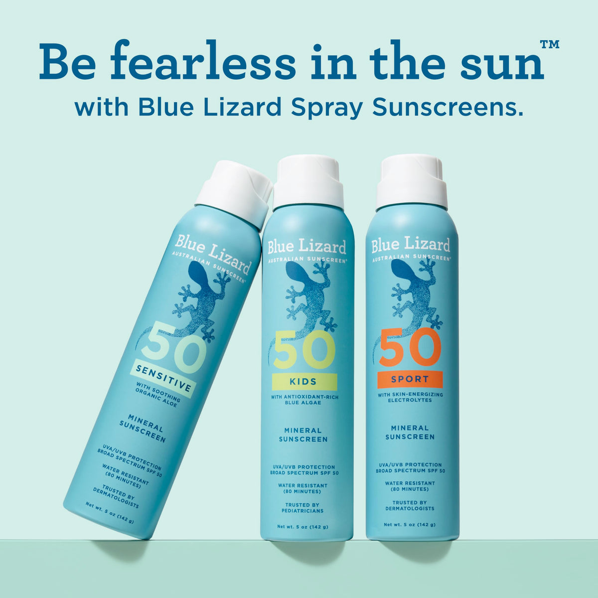 Lifestyle image of BLUE LIZARD SPF 50 Spray in outdoor setting