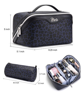 Lifestyle image of BOYATU Travel Makeup Bags in use outdoors