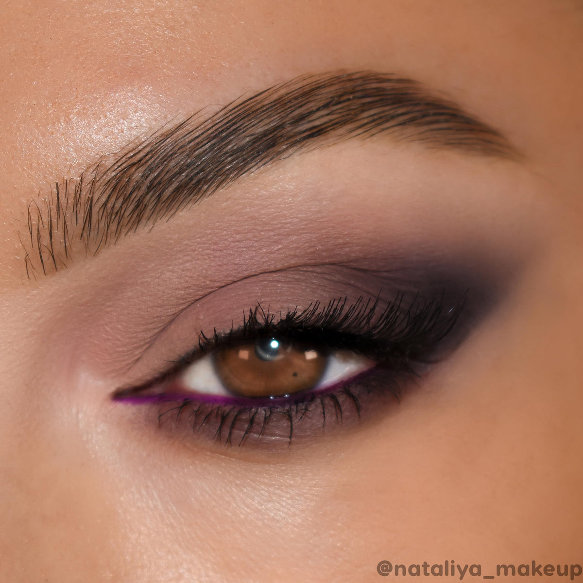 Lifestyle image of ColourPop Gone Matte Eyeshadow Palette in use