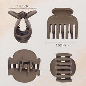 Lifestyle image of DEEKA hair clips holding hair in place