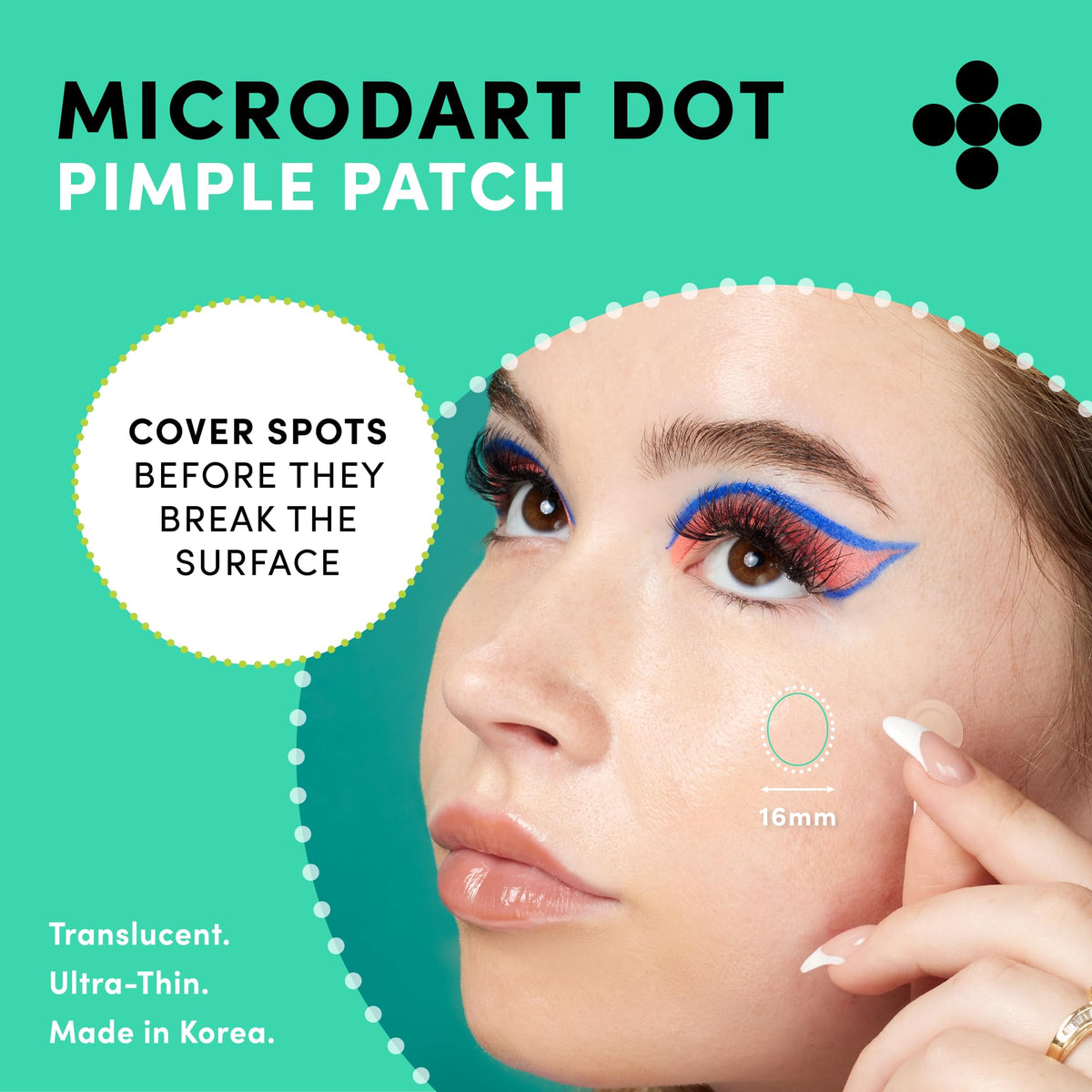 Lifestyle image of Dots for Spots Pimple Patches in use