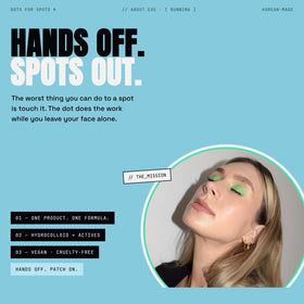 Lifestyle image of Dots for Spots Pimple Patches in use