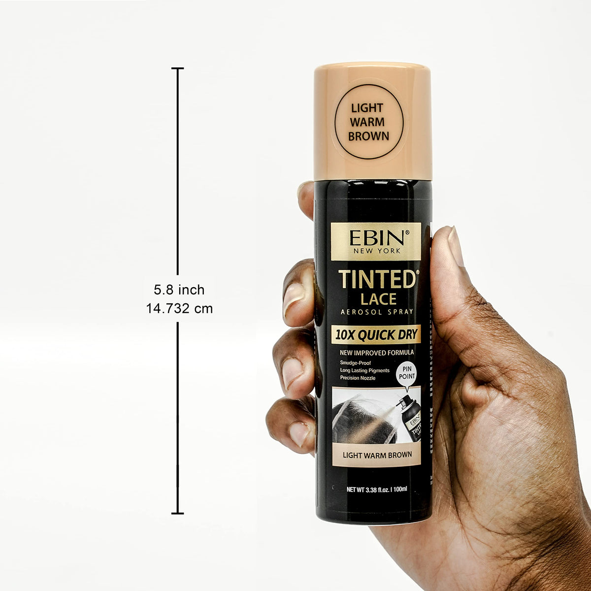 Lifestyle image of EBIN NEW YORK Tinted Lace Spray in use