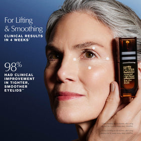 Lifestyle image of Estée Lauder Eye Lift cream in a skincare routine