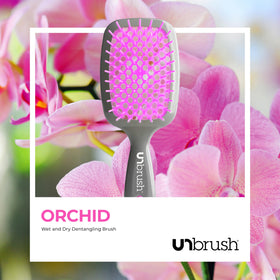 Lifestyle image of FHI Heat Unbrush Wet & Dry Detangling Hair Brush
