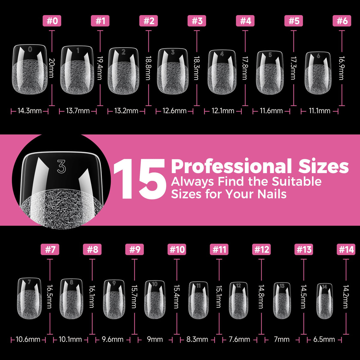 Lifestyle image of finished nails using UNA GELLA Gel Nail Tips