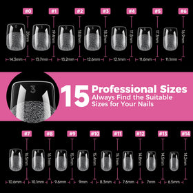 Lifestyle image of finished nails using UNA GELLA Gel Nail Tips