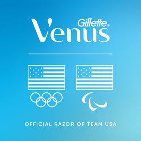 Lifestyle image of Gillette Venus Extra Smooth Sensitive Women's Razor in use