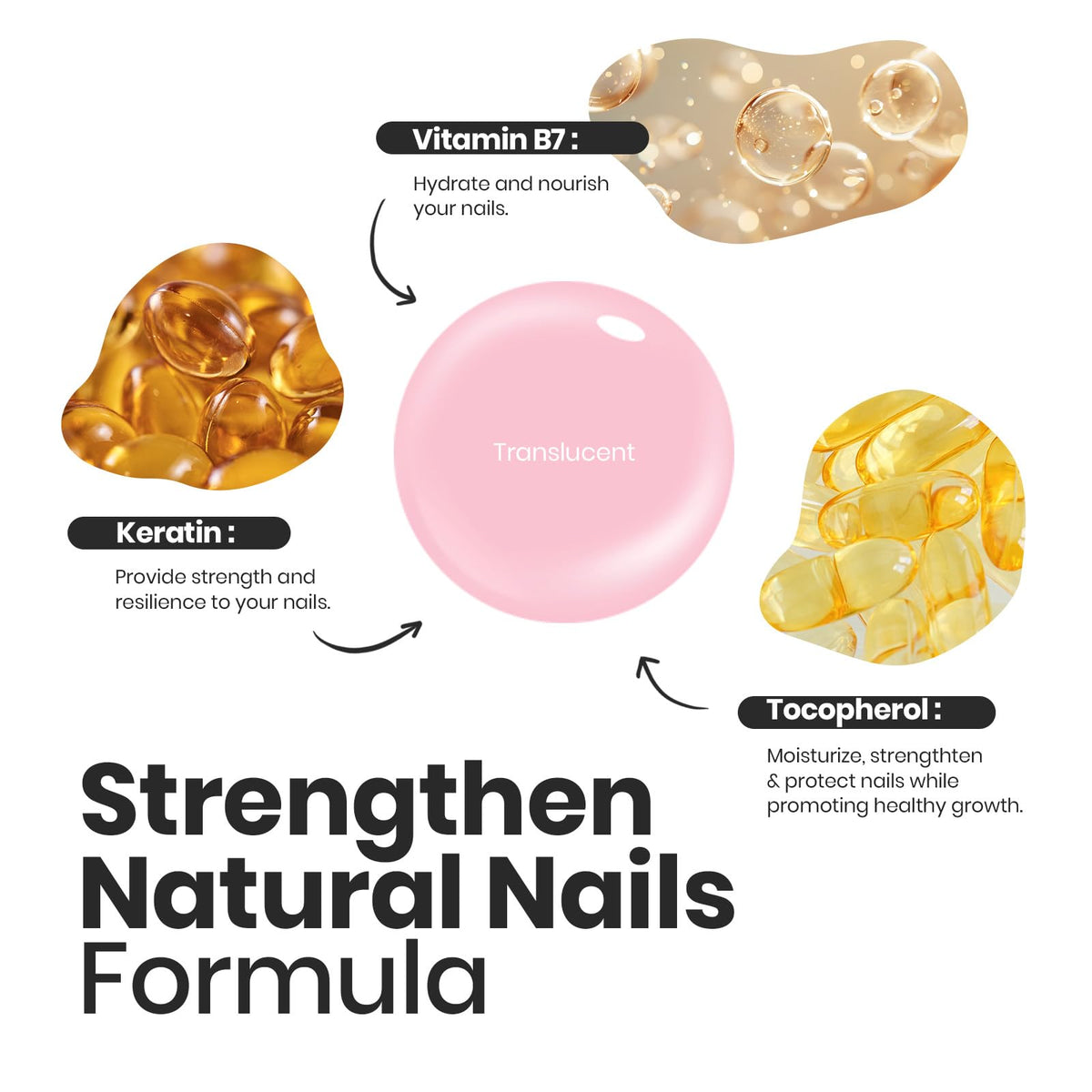 Lifestyle image of hands with Beetles Jelly Nail Polish applied