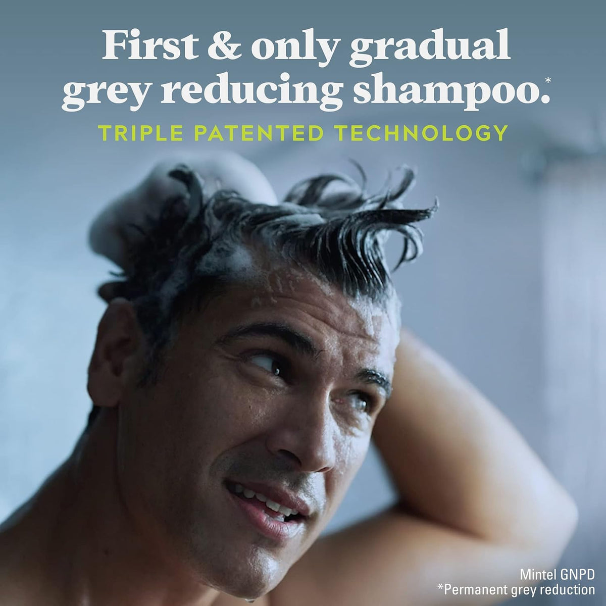 Lifestyle image of Just for Men Control GX Shampoo in bathroom
