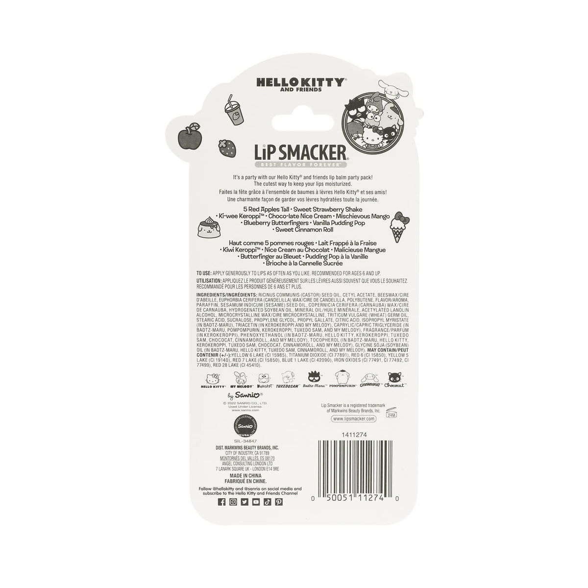Lifestyle image of Lip Smacker lip balms in use outdoors