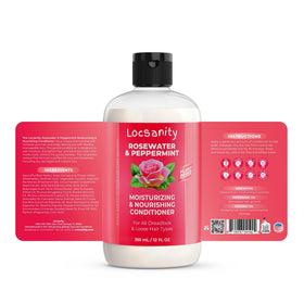 Lifestyle image of Locsanity products in a bathroom setting