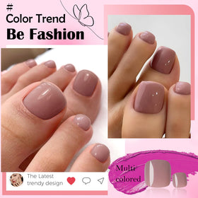 Lifestyle image of LoveOurHome Coffee Press on Toenails in use