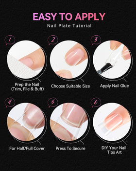Lifestyle image of Makartt Short Duck Nail Tips in use