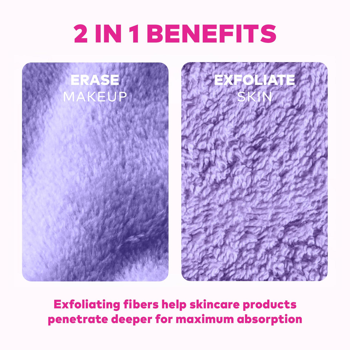 Lifestyle image of MakeUp Eraser in a bathroom setting