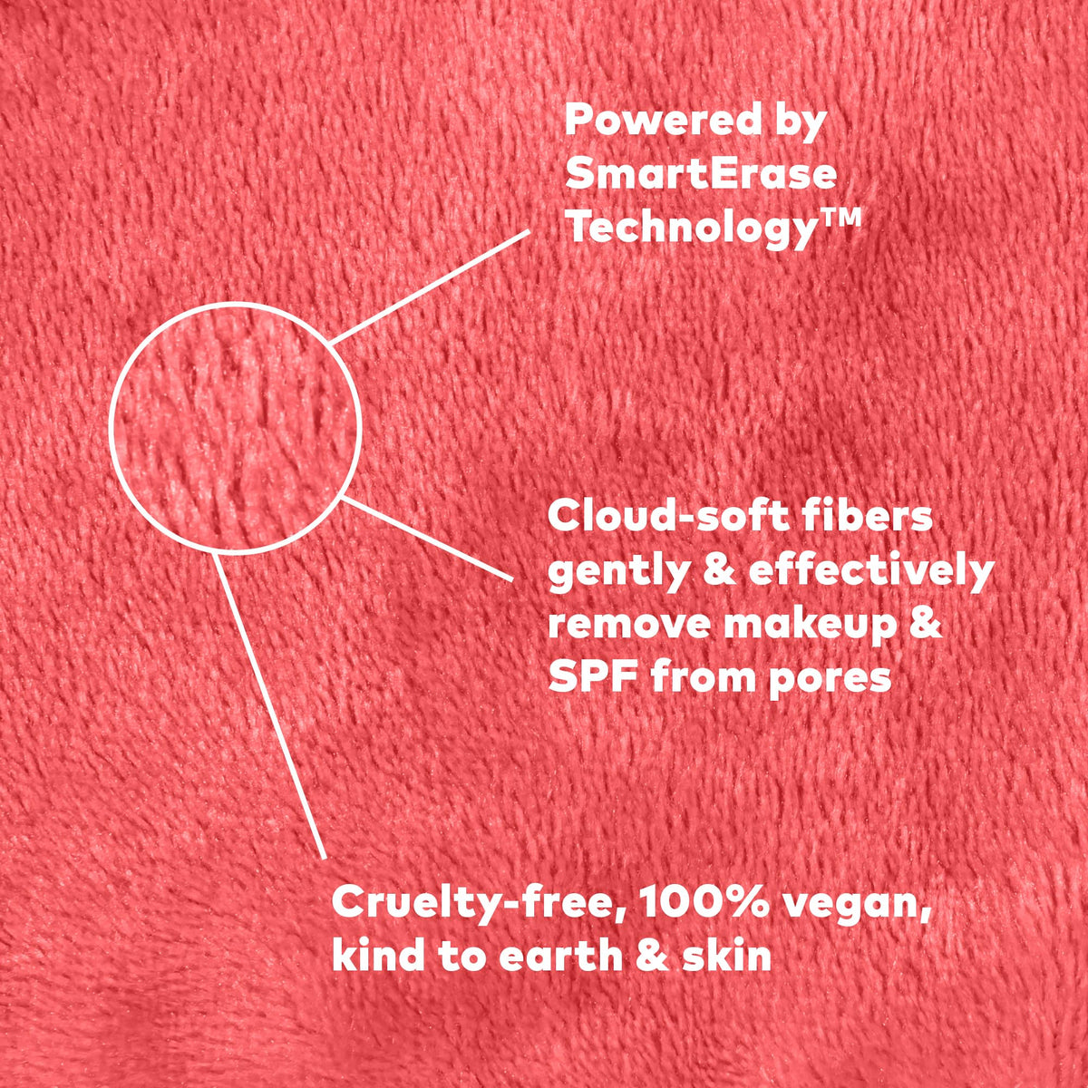 Lifestyle image of MakeUp Eraser in use by a model