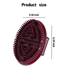 Lifestyle image of Meridian Massage Brush on a bathroom counter