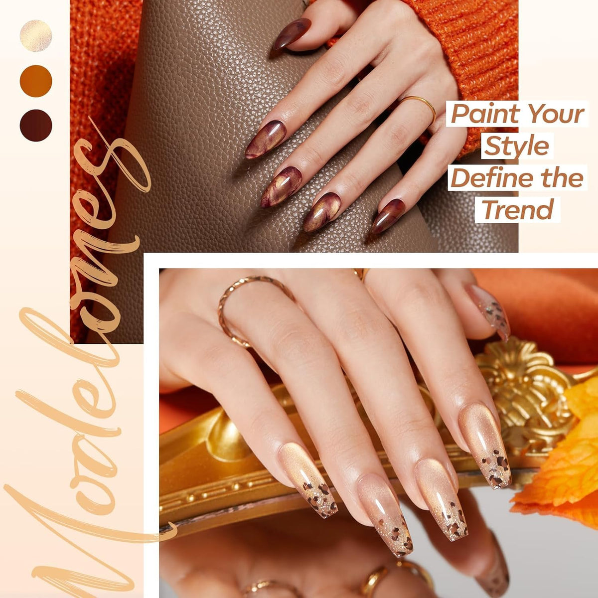 Lifestyle image of modelones Gel Nail Polish applied on nails