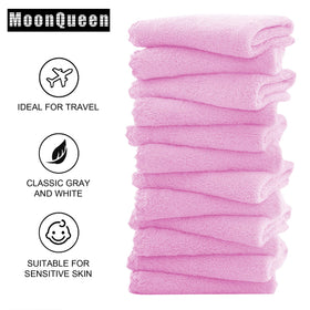Lifestyle image of MOONQUEEN Microfiber Facial Cloth in use